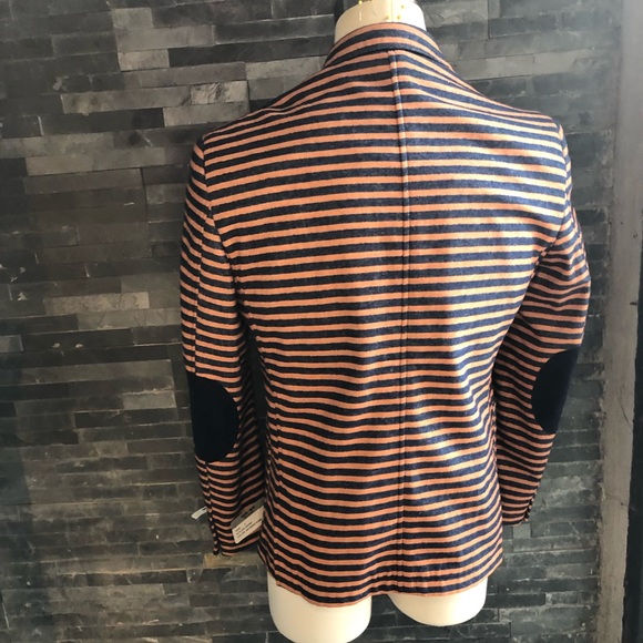 WD.NY  Black Label striped Blazer NWT Large - Picture 4 of 11